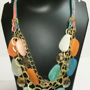 LORELAI MULTICOLOR PASTEL NECKLACE